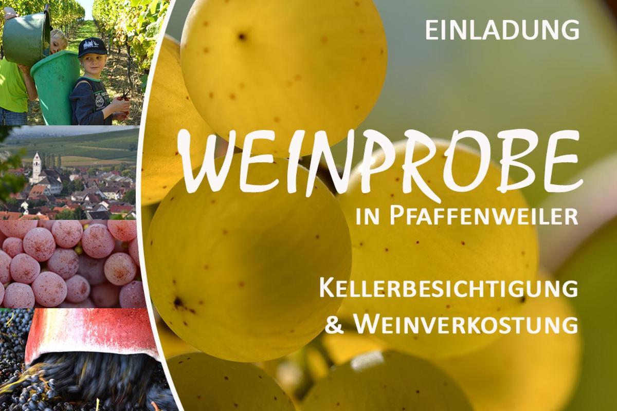 Am Weinberg - Stilvoll, Ruhig, Zum Wohlfuehlen Lägenhet Pfaffenweiler Exteriör bild